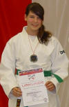Hessische Vize-Kyu-Meisterin U14 2010 -63 kg: Natascha Ronzheimer.