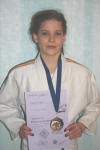 Bronzegewinnerin der Hessischen Einzelmeisterschaft der U17 weiblich: Marie Dinkel.